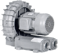 High pressure regenerative side channel radial blower